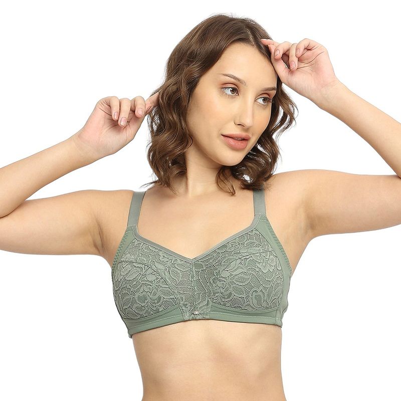 SOIE Women Full Coverage Non Padded Non-Wired Bra (38D)