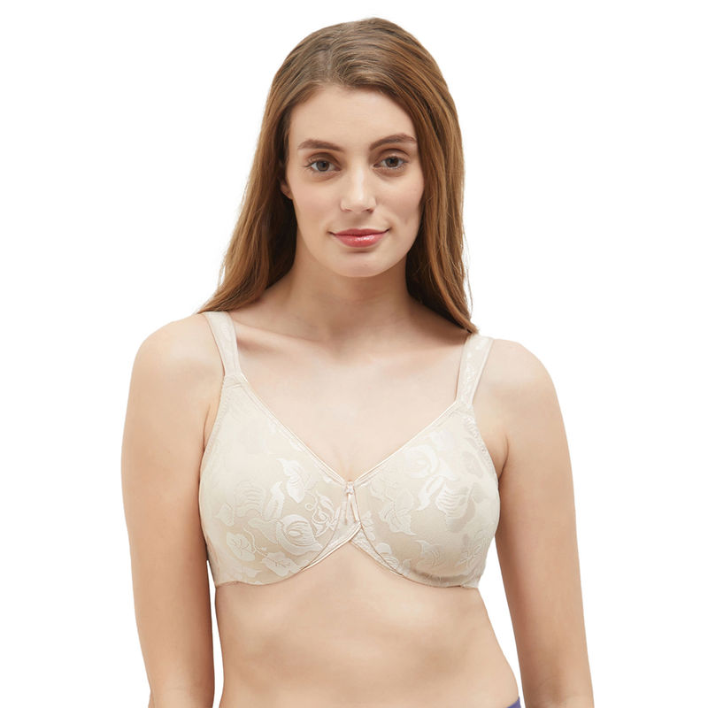 Wacoal Awareness Non-Padded Wired Full Coverage Full Support Everyday Comfort Bra - Beige (32E)