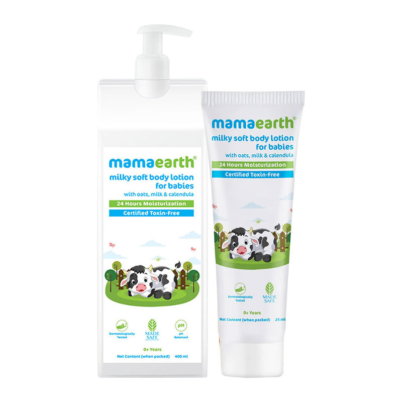 Mamaearth Milky Soft Body Lotion For Babies Pack Of 2 Buy Mamaearth