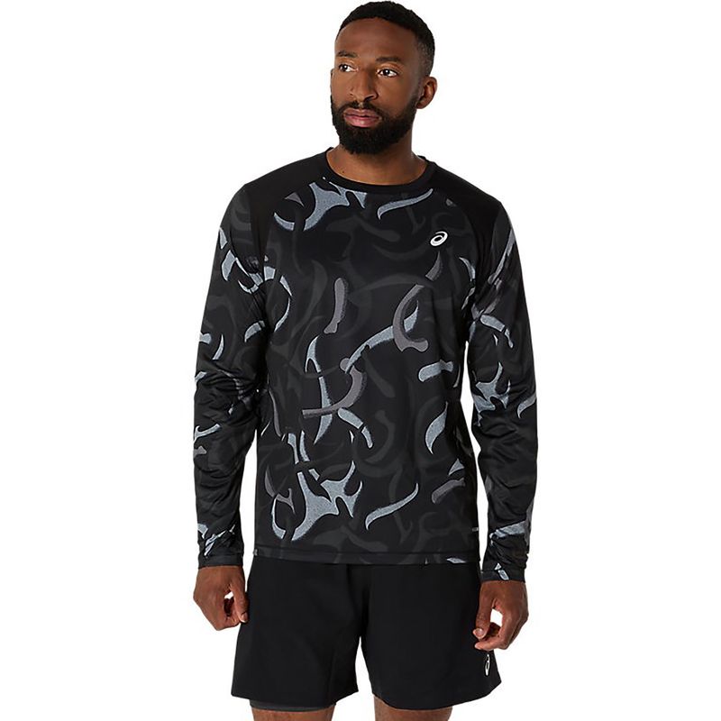 ASICS Mens Running T-Shirt Black (S)