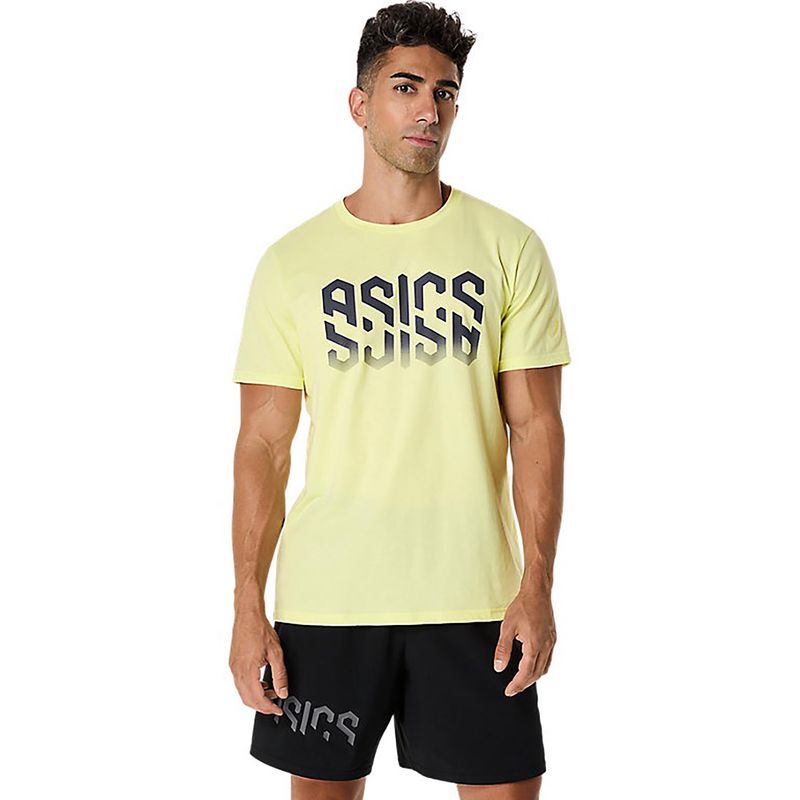 ASICS Mens Outdoor T-Shirt Yellow (S)