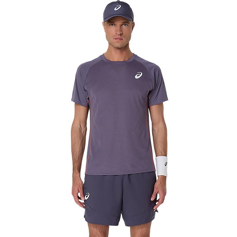 ASICS Mens Tennis T-Shirt Purple (M)