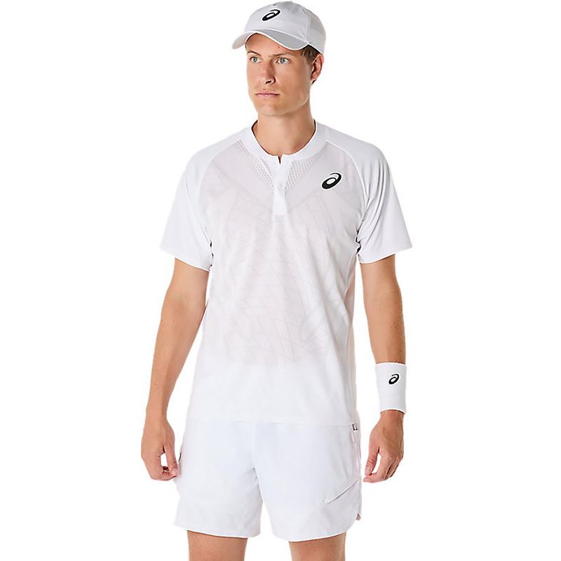 ASICS Mens Tennis T-Shirt White (XL)