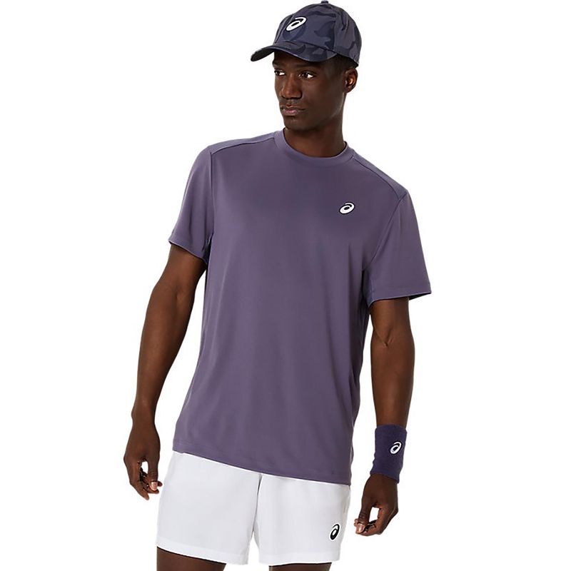 ASICS Mens Tennis T-Shirt Purple (S)