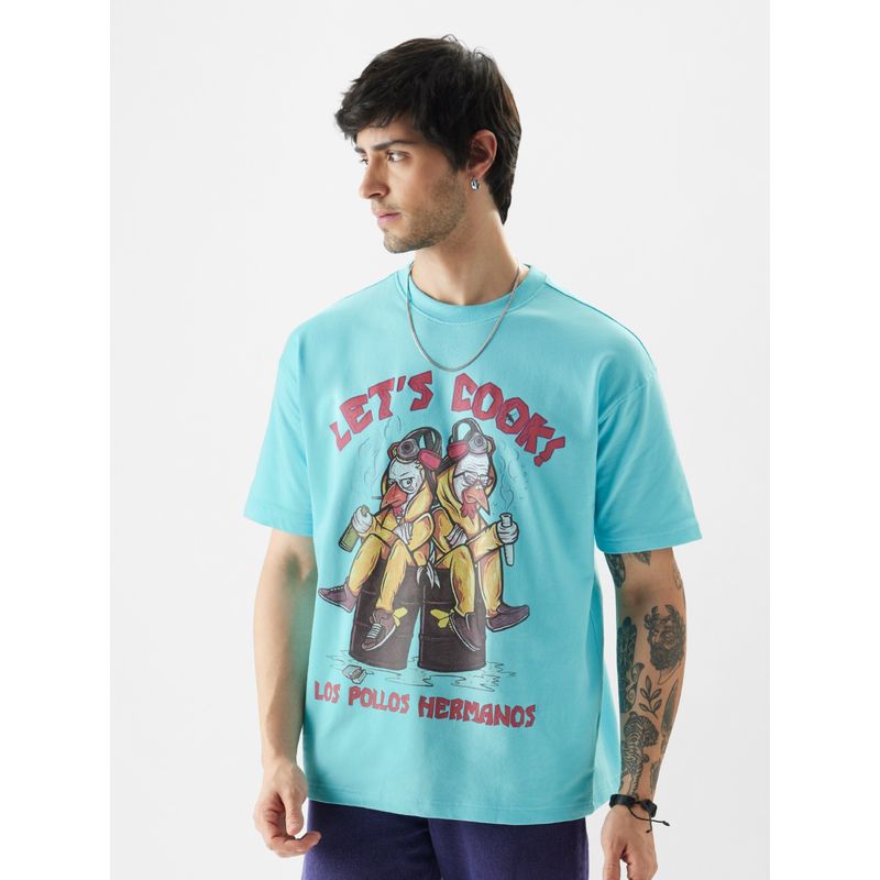 The Souled Store Official Breaking Bad- Let's Cook Men Oversized T-Shirt (2XL)