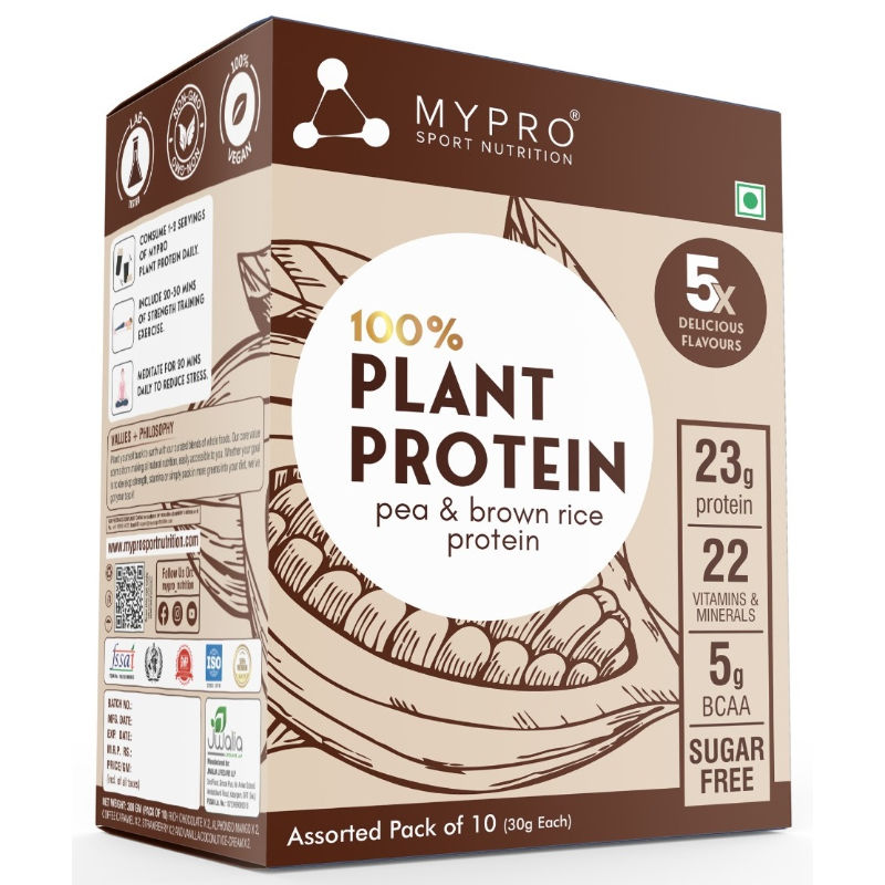 Buy MYPRO SPORT NUTRITION Pea & Brown Rice 100 Plant Protein Powder