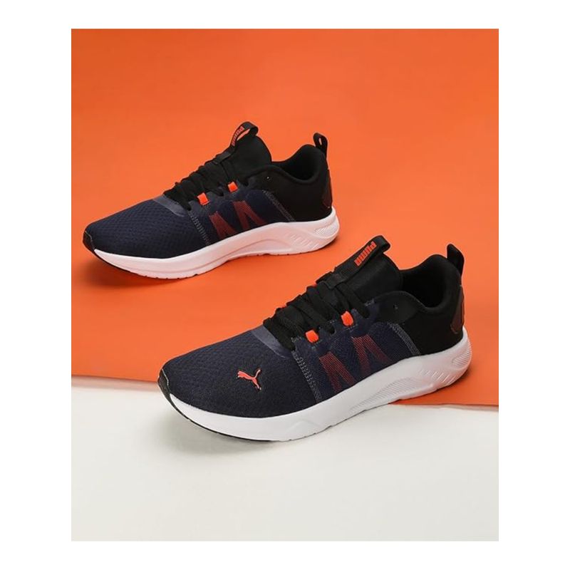 Puma Men Calit Black Hot Heat Navy Running Shoes (UK 10)