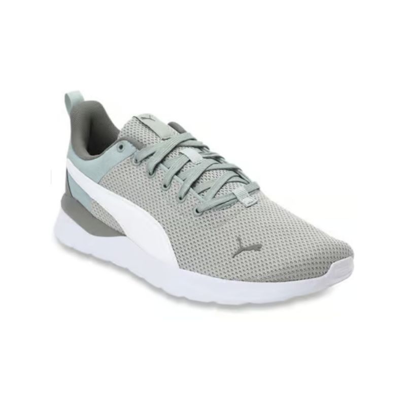 Puma Men Adult Anzarun Lite Aqua White Ultra Grey Running Shoes (UK 11)
