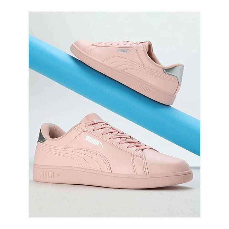 Puma Women Smash WNS V1 Pink Sneakers (UK 4)