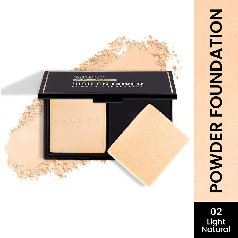 Swiss Beauty Select High On Cover Powder Foundation - 2 Light Natural