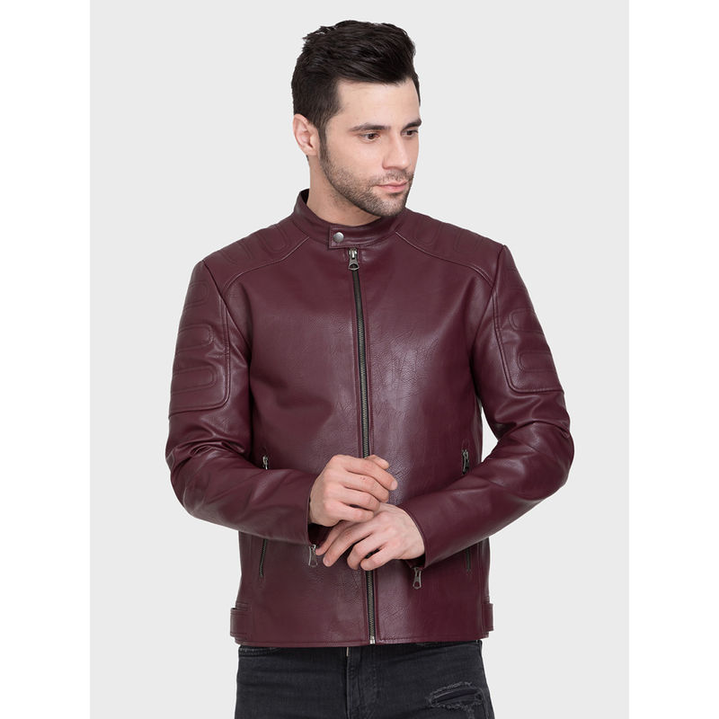 Justanned Boysenberry Solid Jacket (2XL)