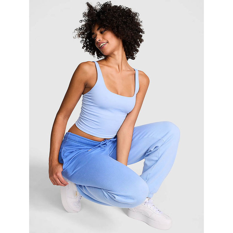 Victoria's Secret Blue Solid Regular Fit Joggers (S)