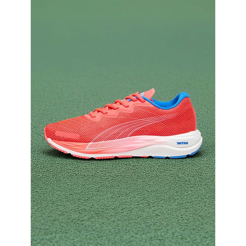 Puma Velocity Nitro 2 Women Red Running Shoes (UK 3.5)