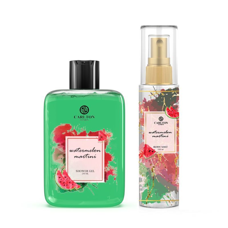 Carlton London Perfume Combo Watermelon Martini Shower Gel And