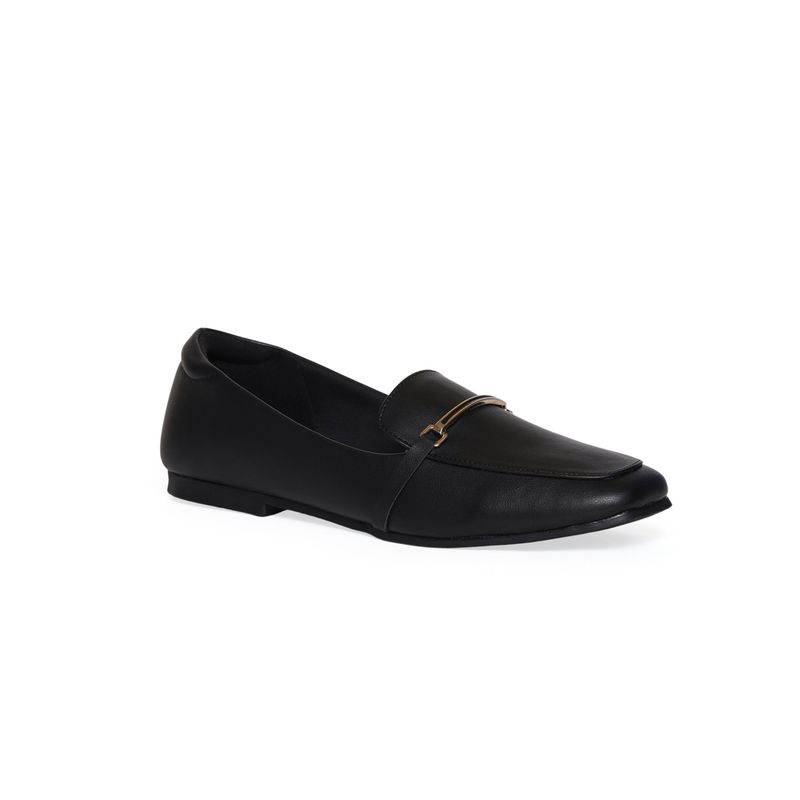 CAMLEE COMFORT Petra Classic Black Loafer With Gold Accent (EURO 36)