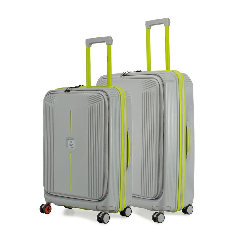 Buy Nasher Miles Unisex Grey Alexandria Hard-Sided Polypropylene