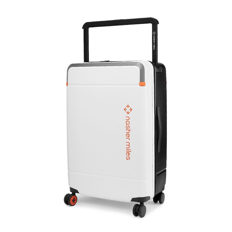 Nasher Miles Unisex Black Oslo Hard-Sided Polycarbonate Trolley Bag (M)