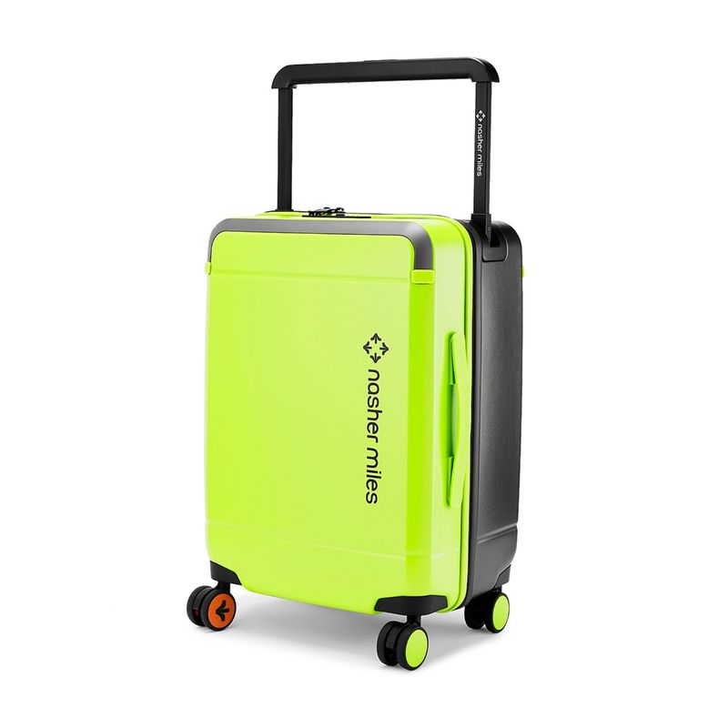 Nasher Miles Unisex Green Oslo Hard-Sided Polycarbonate Trolley Bag (S)