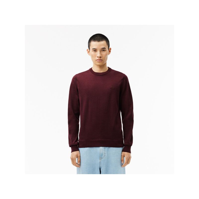Lacoste Merino Wool Crew Neck Sweater (S)