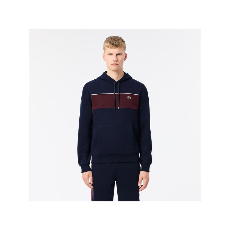 Lacoste Colour-Block Fleece Hoodie (S)