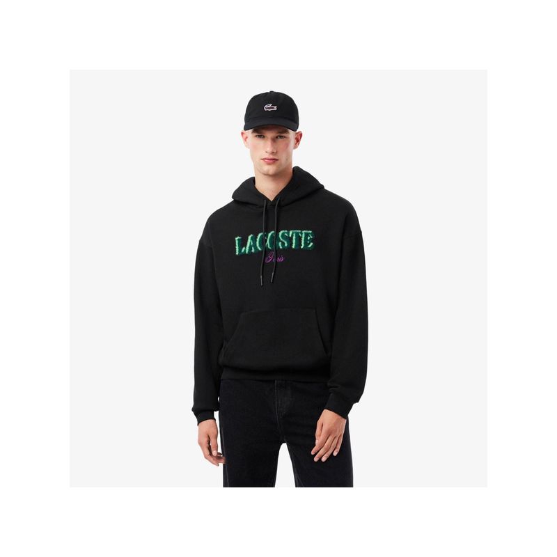 Lacoste Loose Fit Embroidered Hoodie (S)