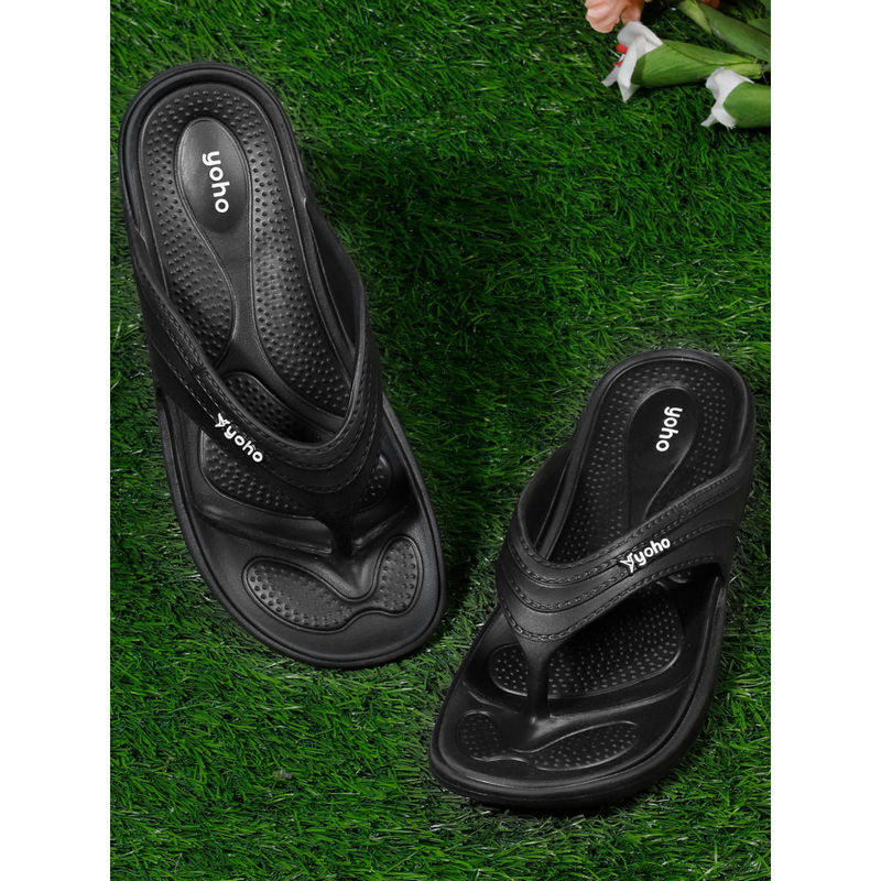 Yoho Drizzle Soft Slippers for Women | Mild Acupressure | Lightweight | Anti Skid | Waterproof (UK 5)