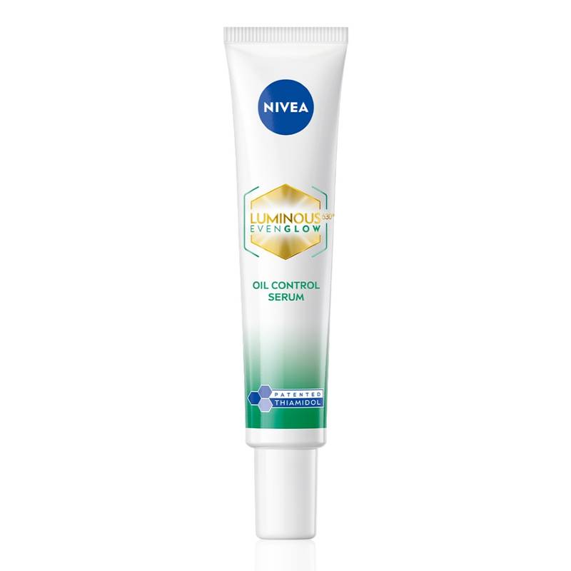 Nivea Luminous Even Glow Oil Control Serum Thiamidol, Salicylic, Hyaluronic Acid Reduces Dark Spot