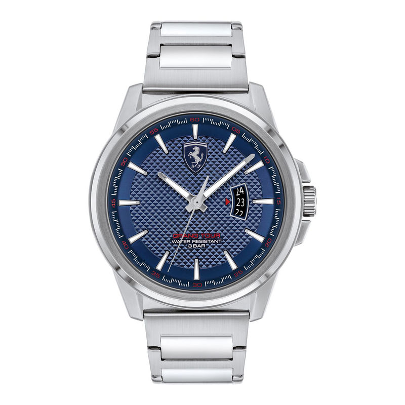 Buy Scuderia Ferrari GRAND TOUR 0830835 Analog Silver Dial Watch