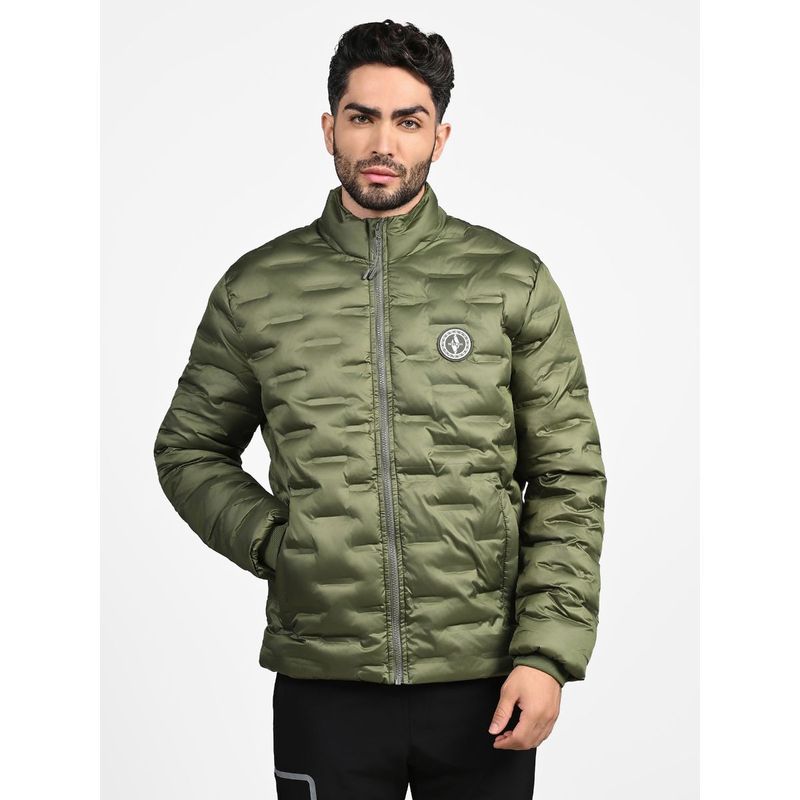 Buy SKECHERS Olive Solid Jacket Online