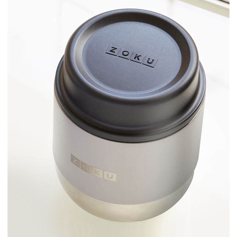 Buy Zoku Stainless Steel Food Jar For thinKitchen, 296ml, Grey Online