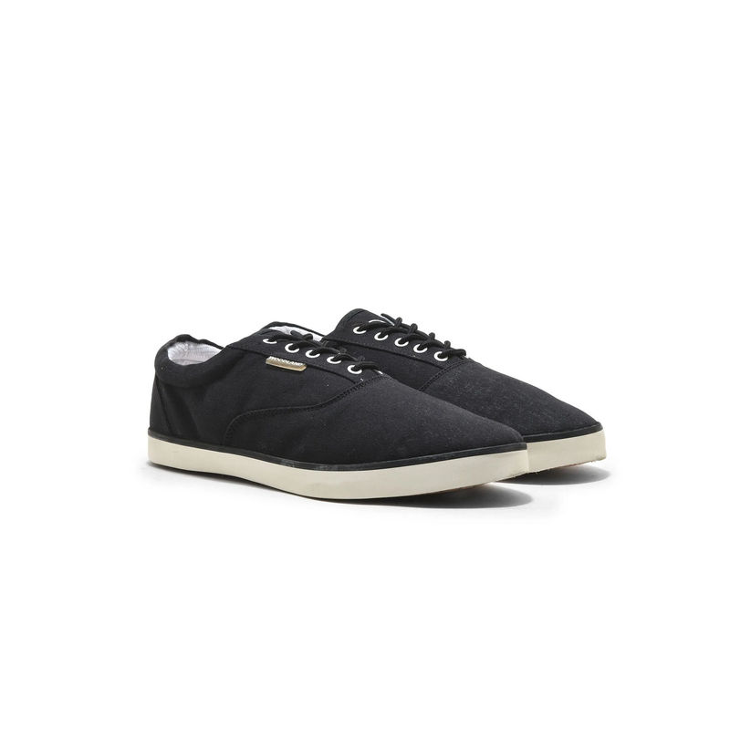 WOODLAND Black Mens Canvas Shoes (EURO 42)