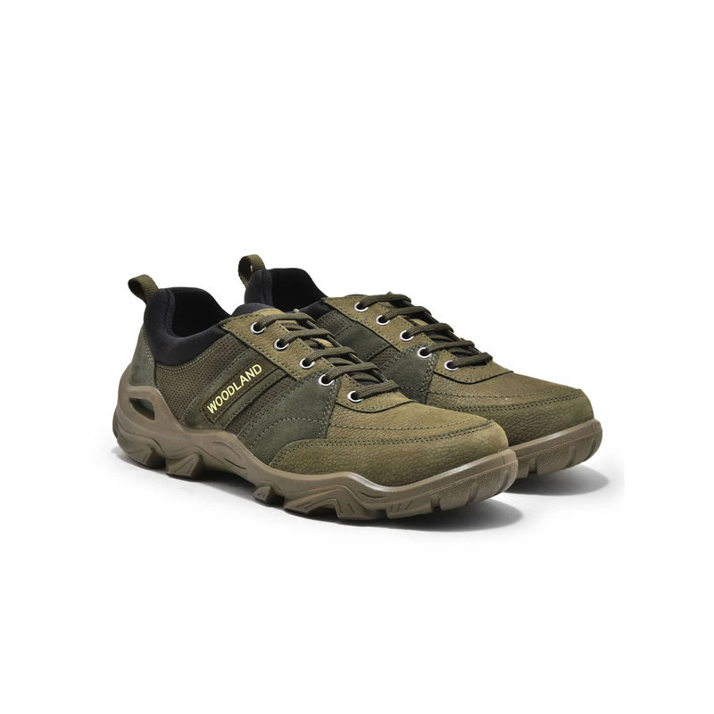 WOODLAND Olive Mens Sneakers (EURO 40)