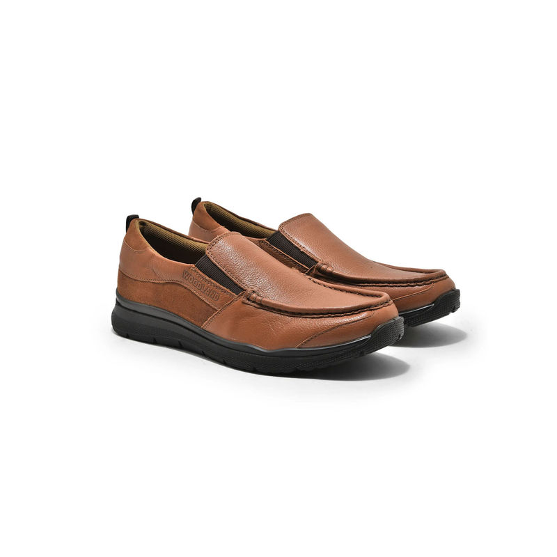 WOODLAND Tan Mens Loafers (EURO 43)
