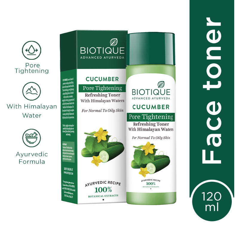 Biotique Bio Cucumber Pore Tightening Toner With Himalayan Waters