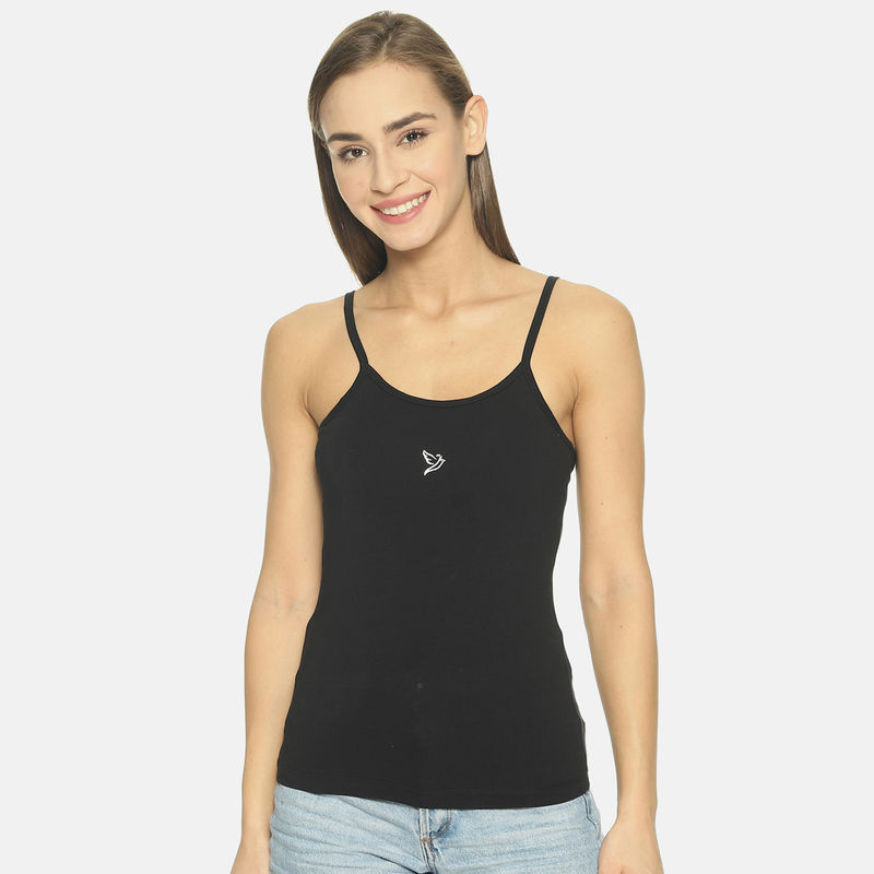 Buy TWIN BIRDS 2 In 1 Cami With Padded Bra - Black Online