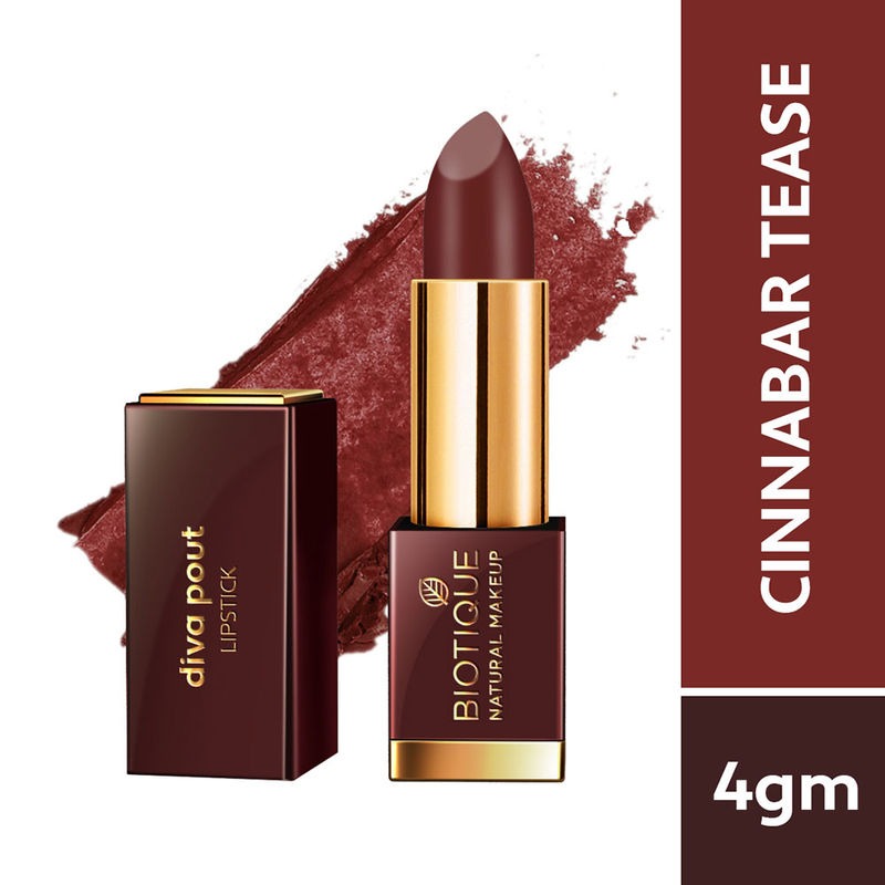 Biotique Diva Pout Lipstick - Cinnabar Tease