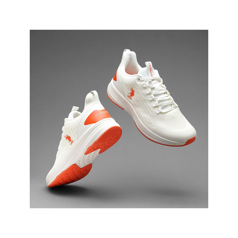 U.S. POLO ASSN. Men Tregger 3.0 Off White Uspa Sport Sneakers (UK 9)