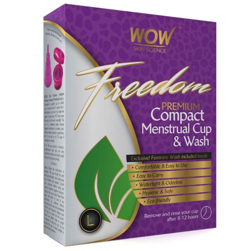 Wow Freedom Reusable Menstrual Cup And Wash Post Childbirth Large Above 30 Years Buy Wow Freedom Reusable Menstrual Cup And Wash Post Childbirth Large Above 30 Years Online At Best
