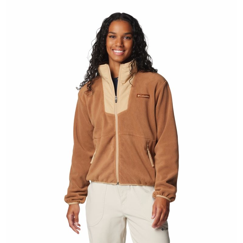 Buy Columbia Womens Brown Sequoia Grove Full Zip Fleece Jacket Online