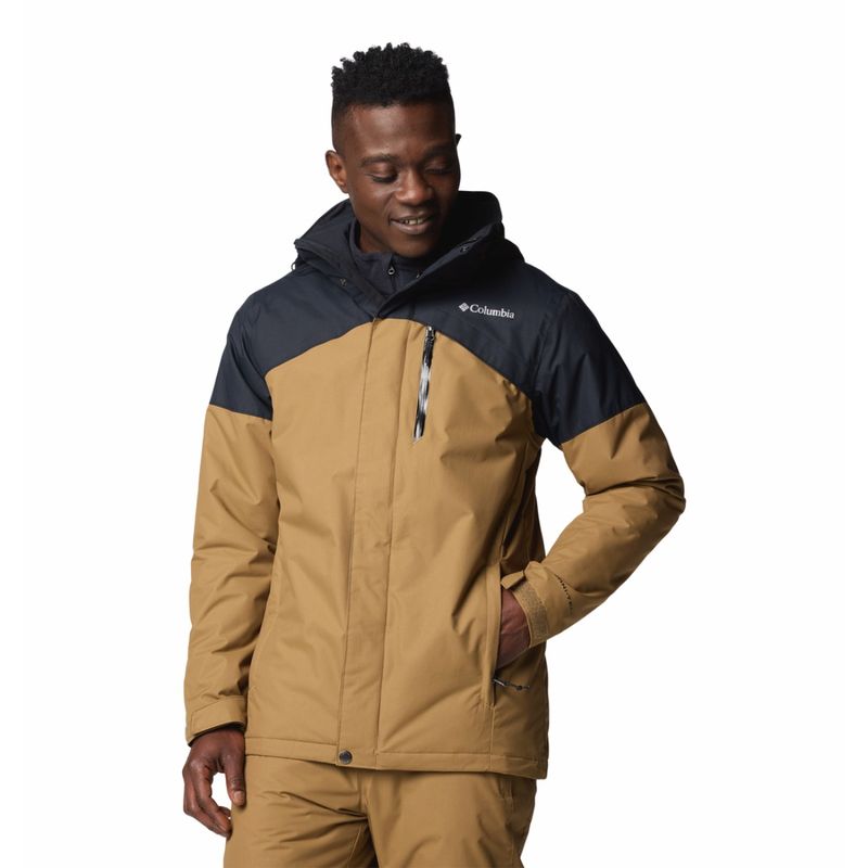 Columbia Mens Mustard Omni Heat Reflective Last Tracks II Jacket