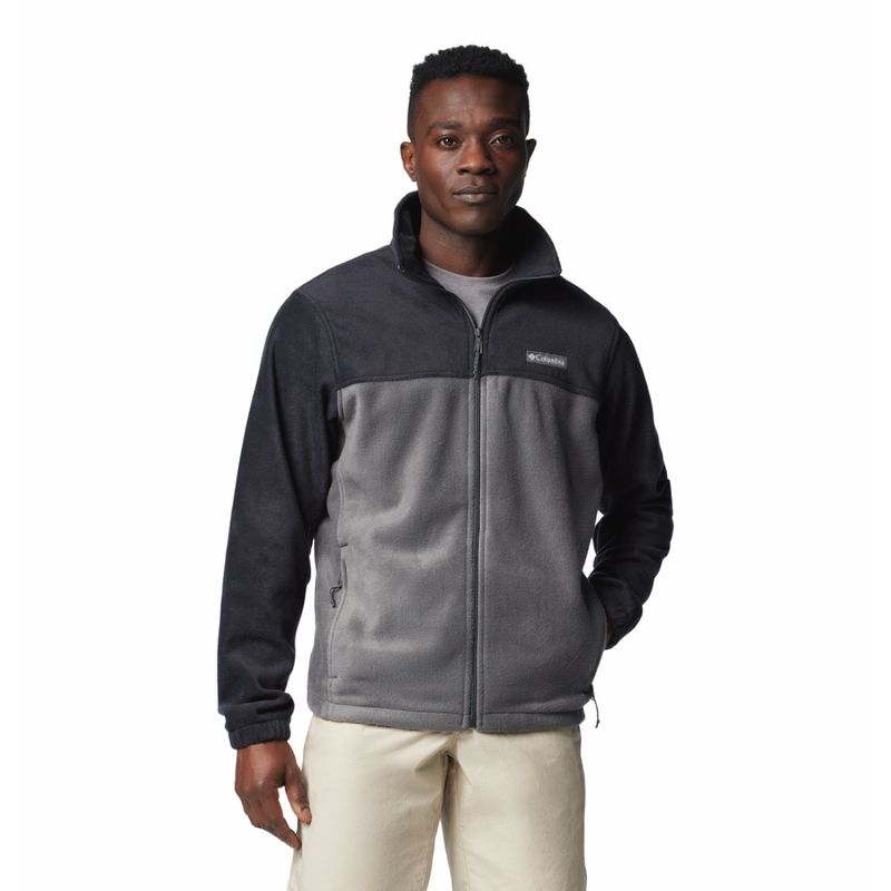 Columbia Mens Black Steens Mountain Full Zip 2.0 Fleece Jacket (L)