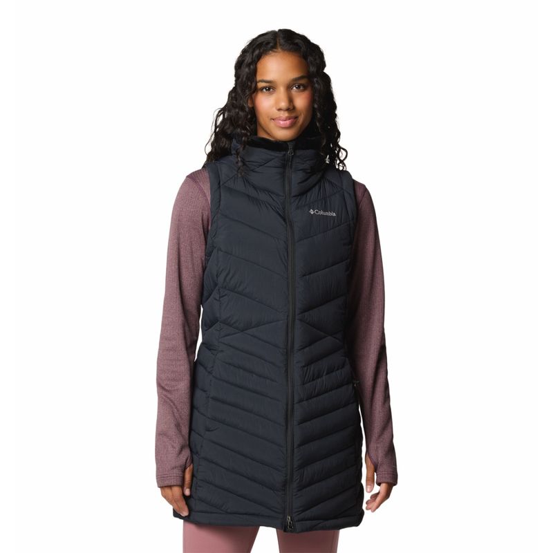 Columbia Womens Black Omni-Heat Infinity Joy Peak II Long Vest (XS)