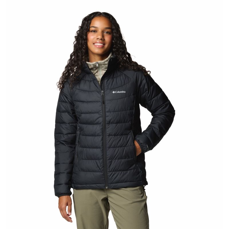 Columbia Womens Black Omni-Heat Reflective Powder Lite II Full Zip Jacket (S)