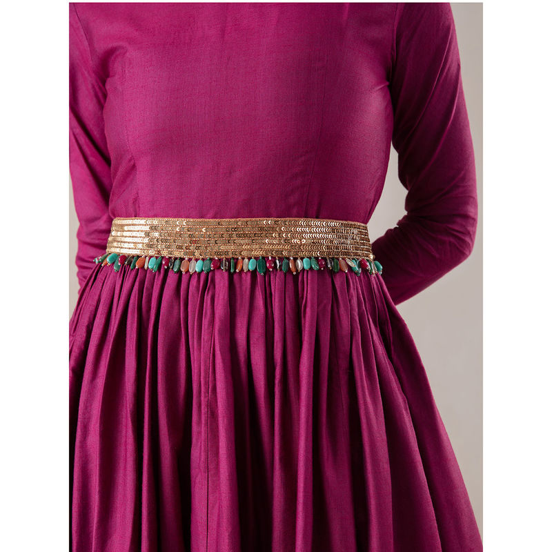 Gajra Gang Gold Sequinned Belt Buy Gajra Gang Gold Sequinned Belt