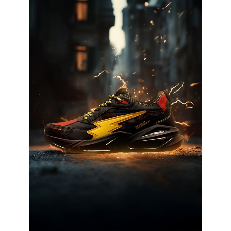 The Souled Store Official Flash: Scarlet Speedster Men Multi-Color Low Top Sneakers (UK 7)