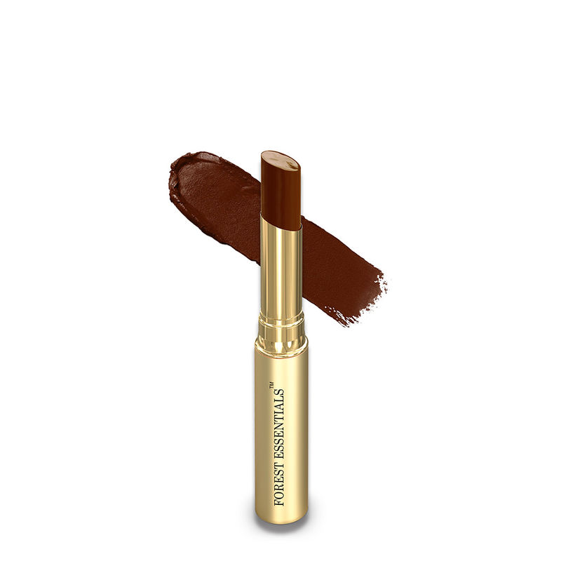 Forest Essentials Madhu Rasa Tinted Lip Serum in Katha - Natural Tinted Lip Balm