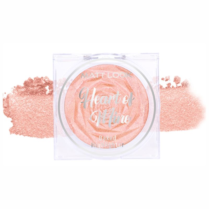 Matt look Heart Of Mine Baked Highlighter - 05 Champagne Fizz