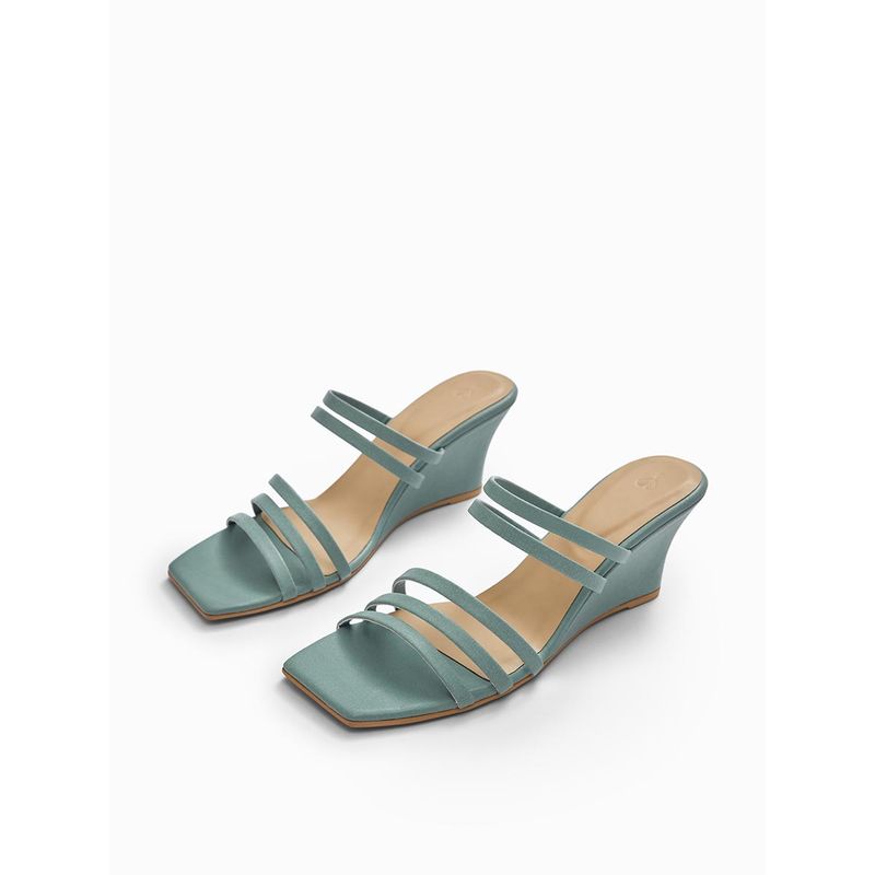 powder blue wedges