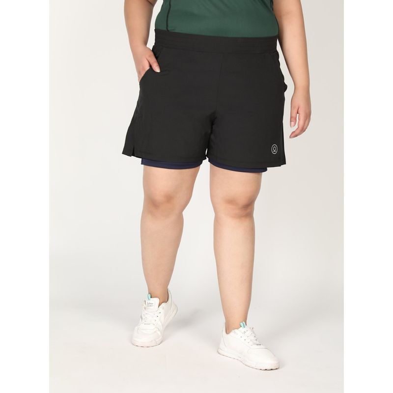 CHKOKKO Double Layered Shorts for Women (XL)