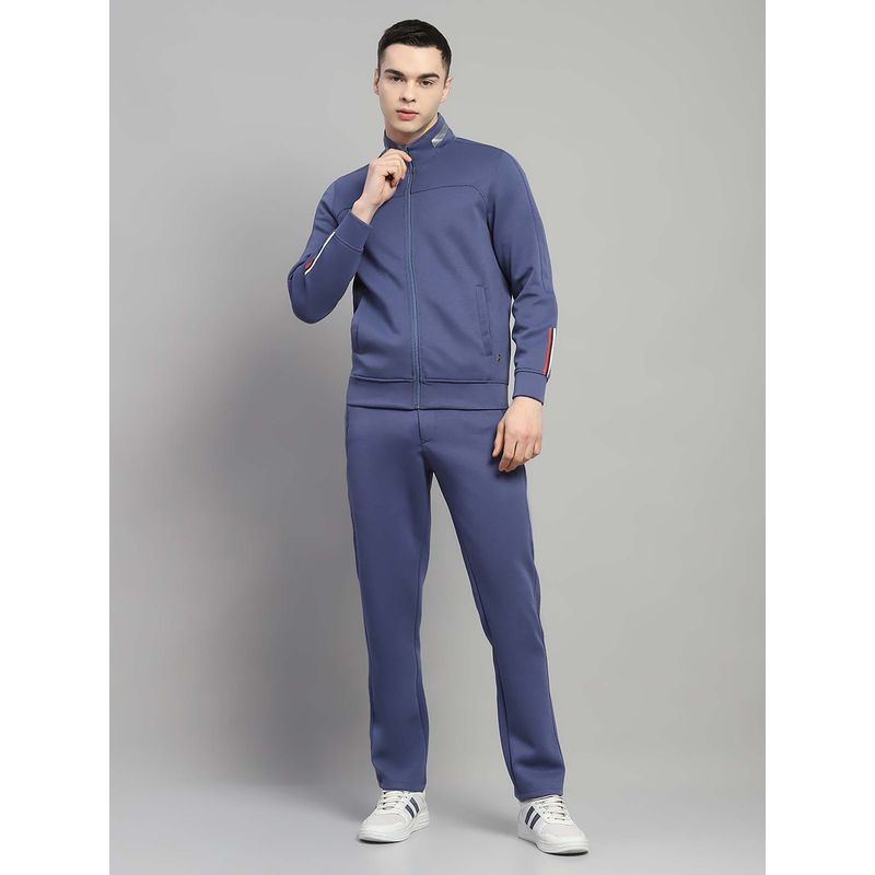 Monte Carlo Men Blue Solid Tracksuit (3XL)